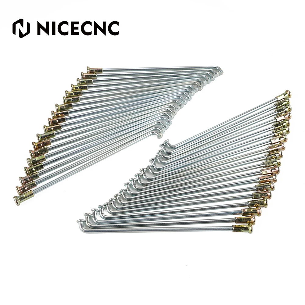 

NICECNC 36PCS Rear Wheel Spoke Nipple Set 16" For Yamaha TTR 125 00-03 125E 03-09 125L 00-08 125LE 03-17 RT100 90-00 DT100 MX100