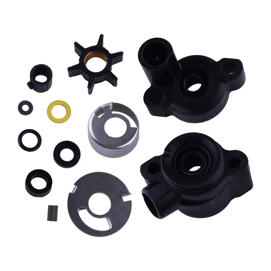 

12122 46-70941A3 8-3446 Water Pump Impeller Kit Fit for Mercury 4 4.5 7.5 9.8 hp & Model 110 5595532 7143688 8068065 9258281