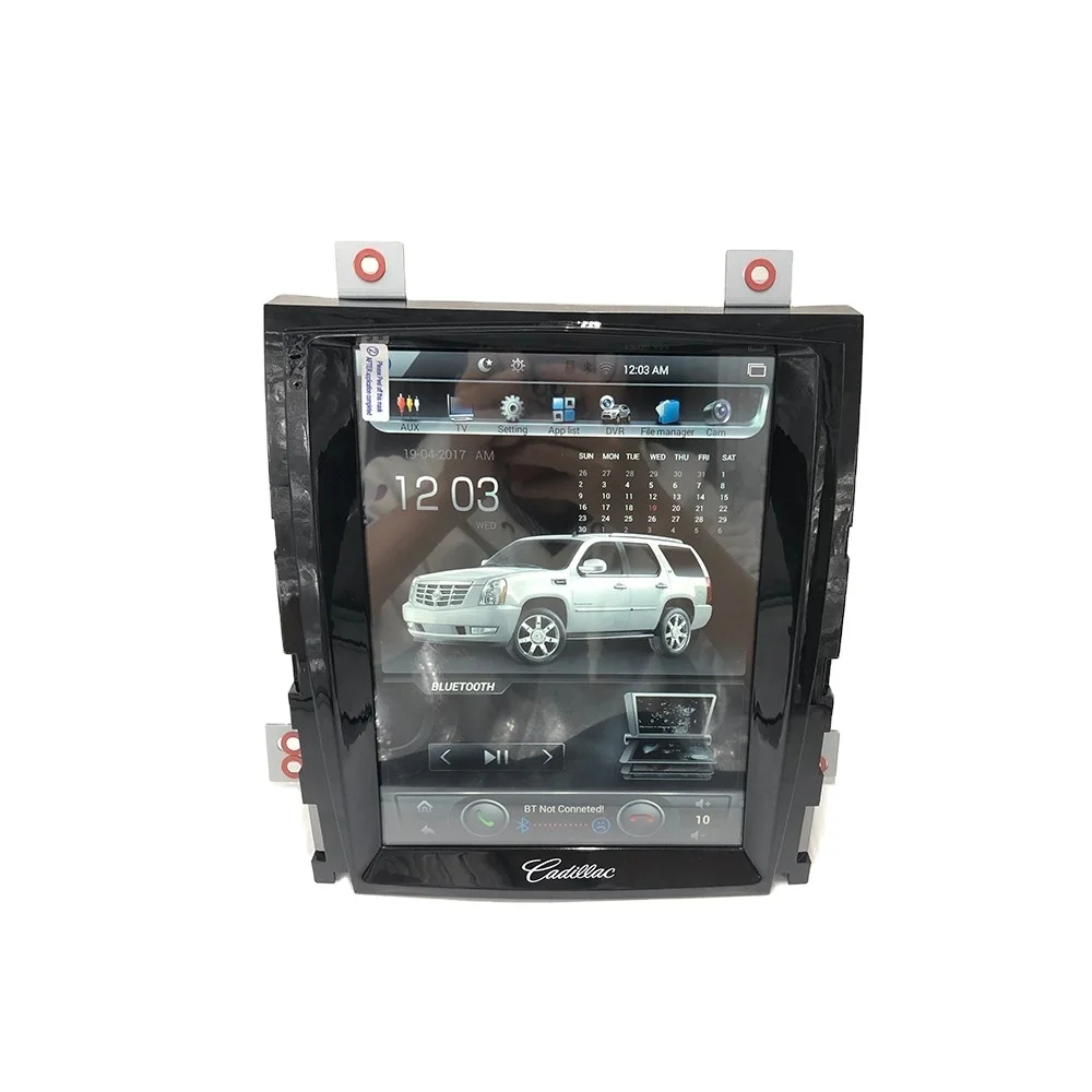 Android Car DVD Player Tesla Vertical Screen Audio Car Radio for Cadillac Escalade 2007-2014