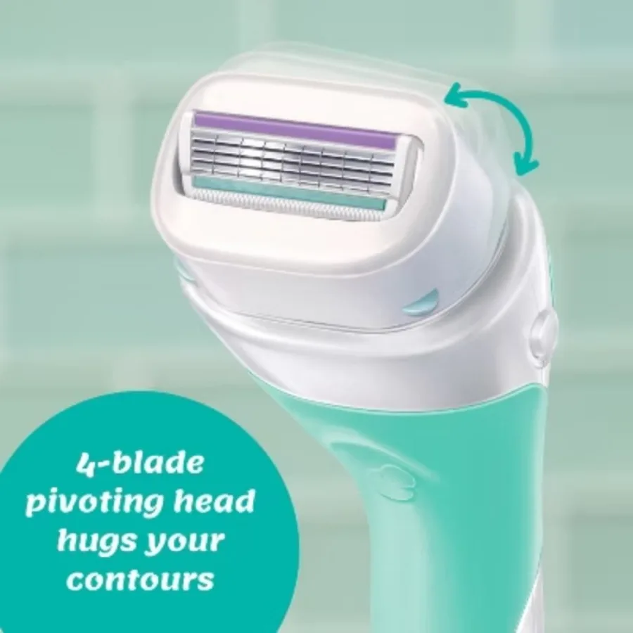 Cura della lama di rasoio da donna Ricariche schiuma e idratare in un solo passo mentre rasatura