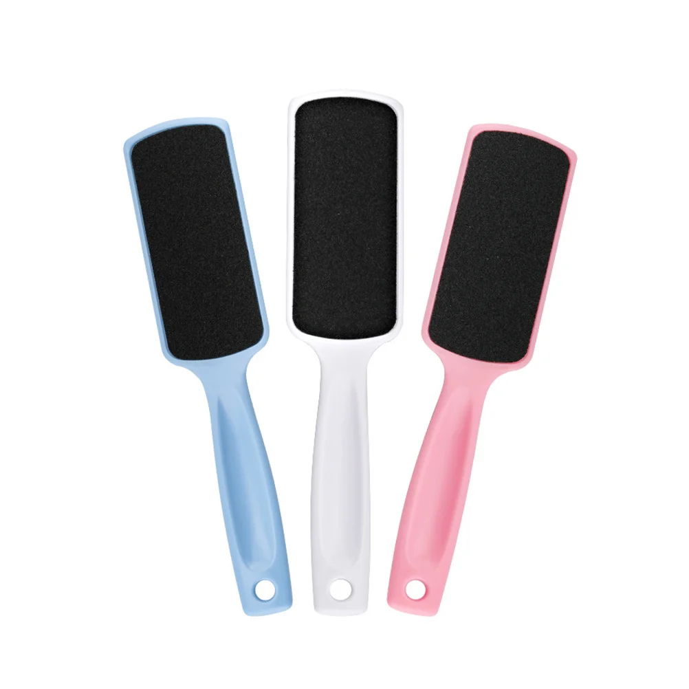 4 قطعة ملف القدم على الوجهين الصنفرة المهنية مزيل الكالس للبشرة الميتة الصلبة التقشير القدم الغسيل لينة السلس الجلد