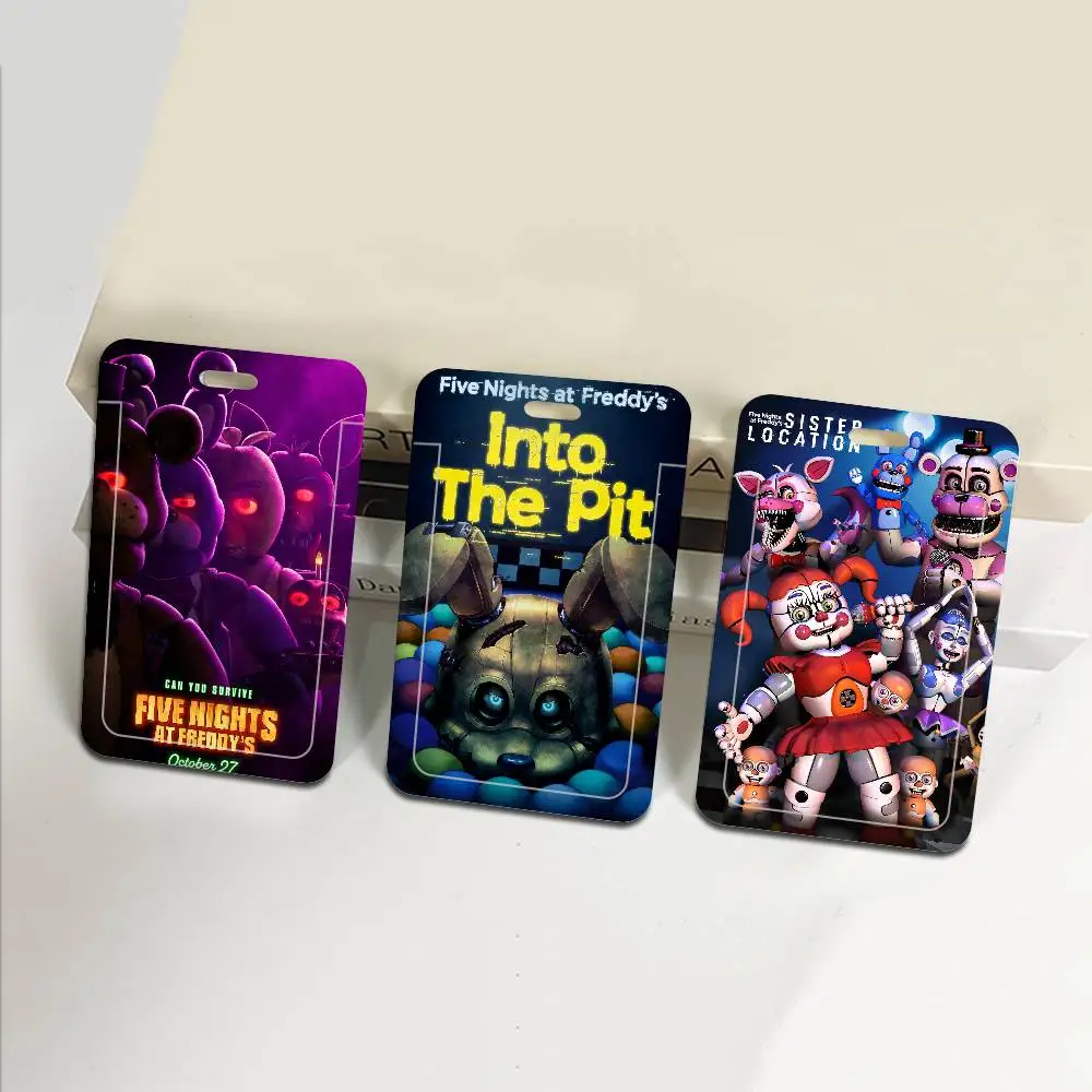 

Держатель для пропуска FNAF, держатель для карт, студенческий бейдж, шейный ремешок для карт, подарок