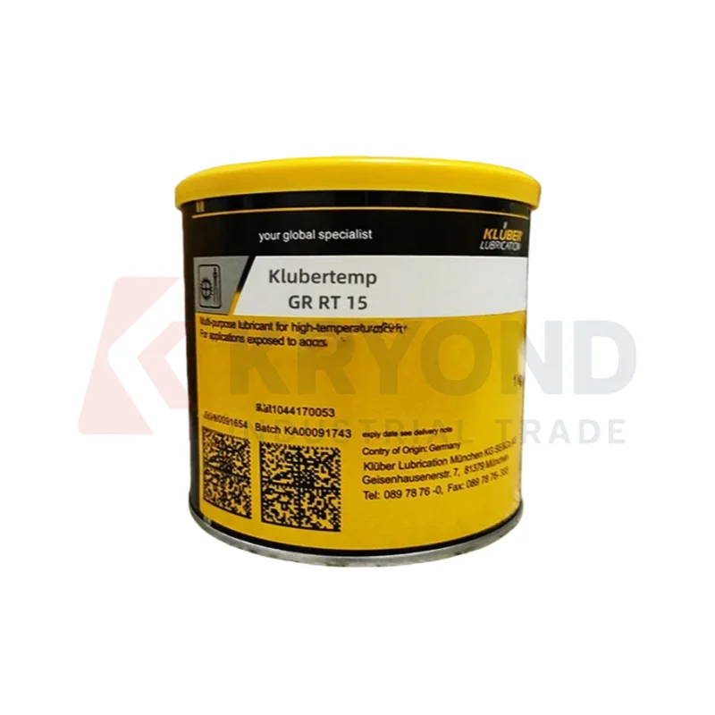 KLUBER Klübertemp GR RT 2/15 Lubricating Grease for Spindle Bearings Resistant to Aggressive Media Harsh Industrial Environments