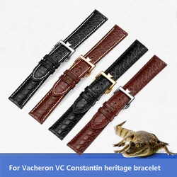 First layer Leather Universal Watch Strap For Vacheron VC Constantin  Bracelet Men's Crocodile Leather Watchband 19mm 20mm  21mm