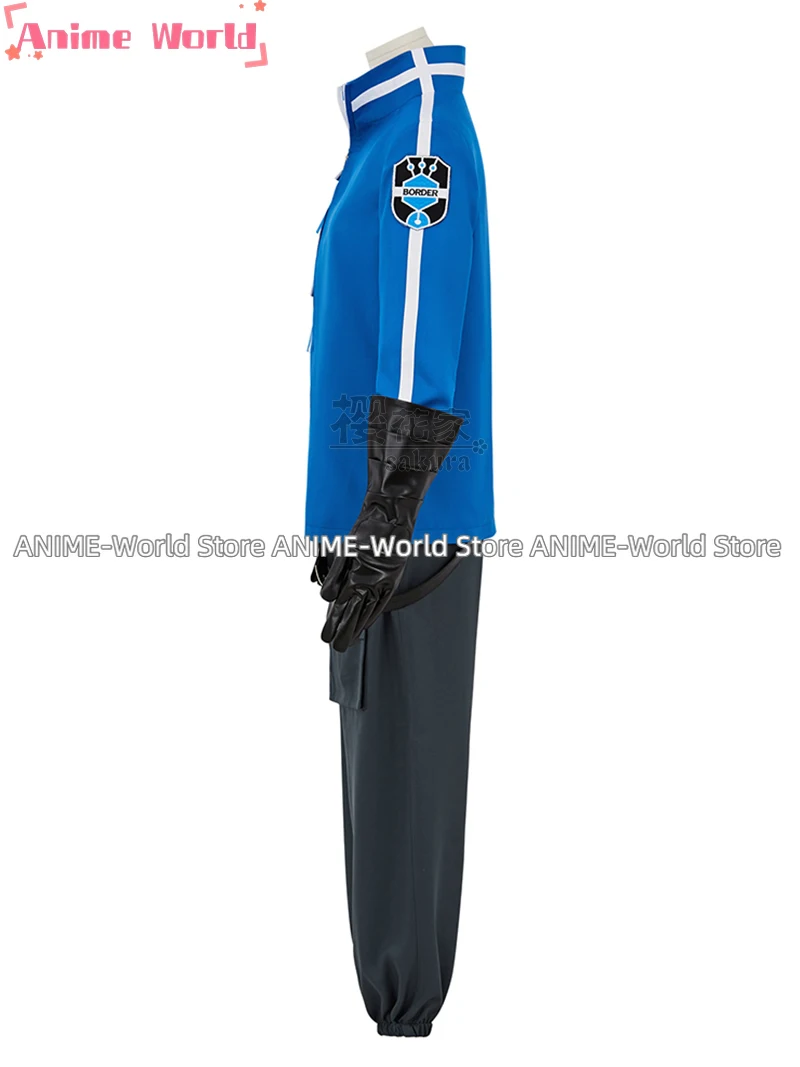 《Custom Size》Anime World Trigger Cosplay Jin Yuichi Cos Unisex Halloween Party Costume