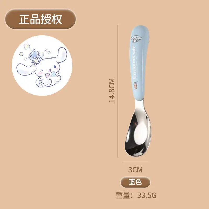 سانريو ماي ميلودي سينامورول كورومي ملعقة ضرب المنتج منتج جديد Kawaii الكرتون أنيمي المحمولة الحرم الجامعي في الهواء الطلق الطفل الكبار
