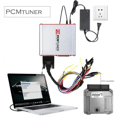 2022 Newest V1.21 PCMtuner ECU Programmer with 67 Modules Online Update Support Checksum and Pinout Diagram with Free Damaos for