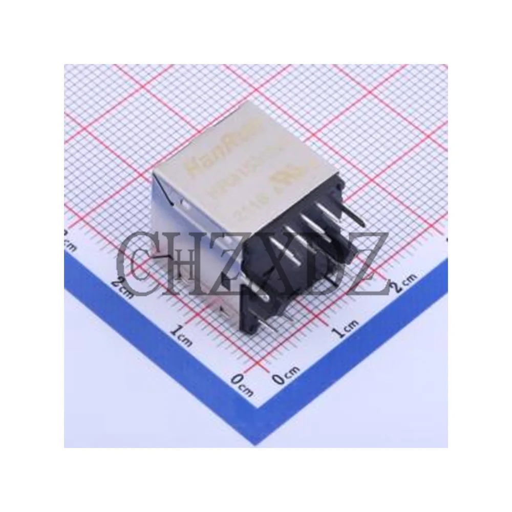 100% Original HR915310A Industrial grade RJ45 socket with light network transformer single port 180 degrees 100M HR91