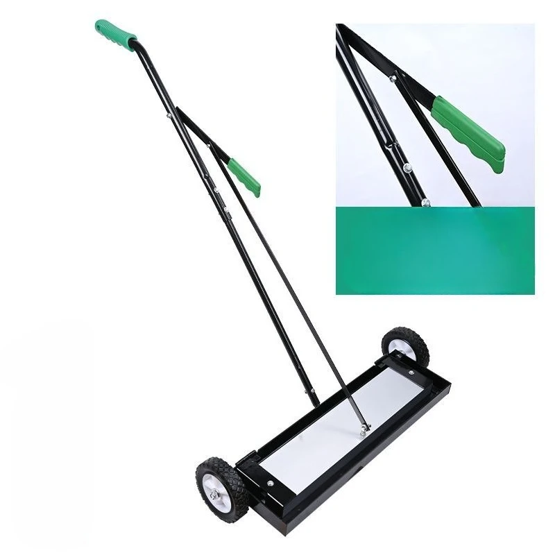 Workshop iron picker, hand-pushed  suction car, magnetic steel shot  filings sweeper, ground  remover
