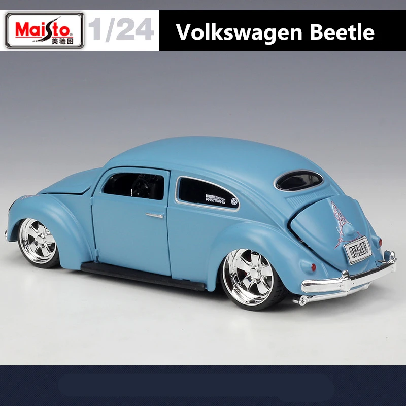 Maisto 1:24 Volkswagen Beetle Alloy Car Model Diecast Metal Toy Vehicles Classic Car Model Simulation Collection Children Gift