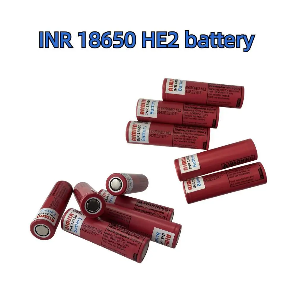 100% Original 18650 HE2 3.6V Battery 2500mAh 20A Rechargeable Battery HE2 18650 Battery Power Tools