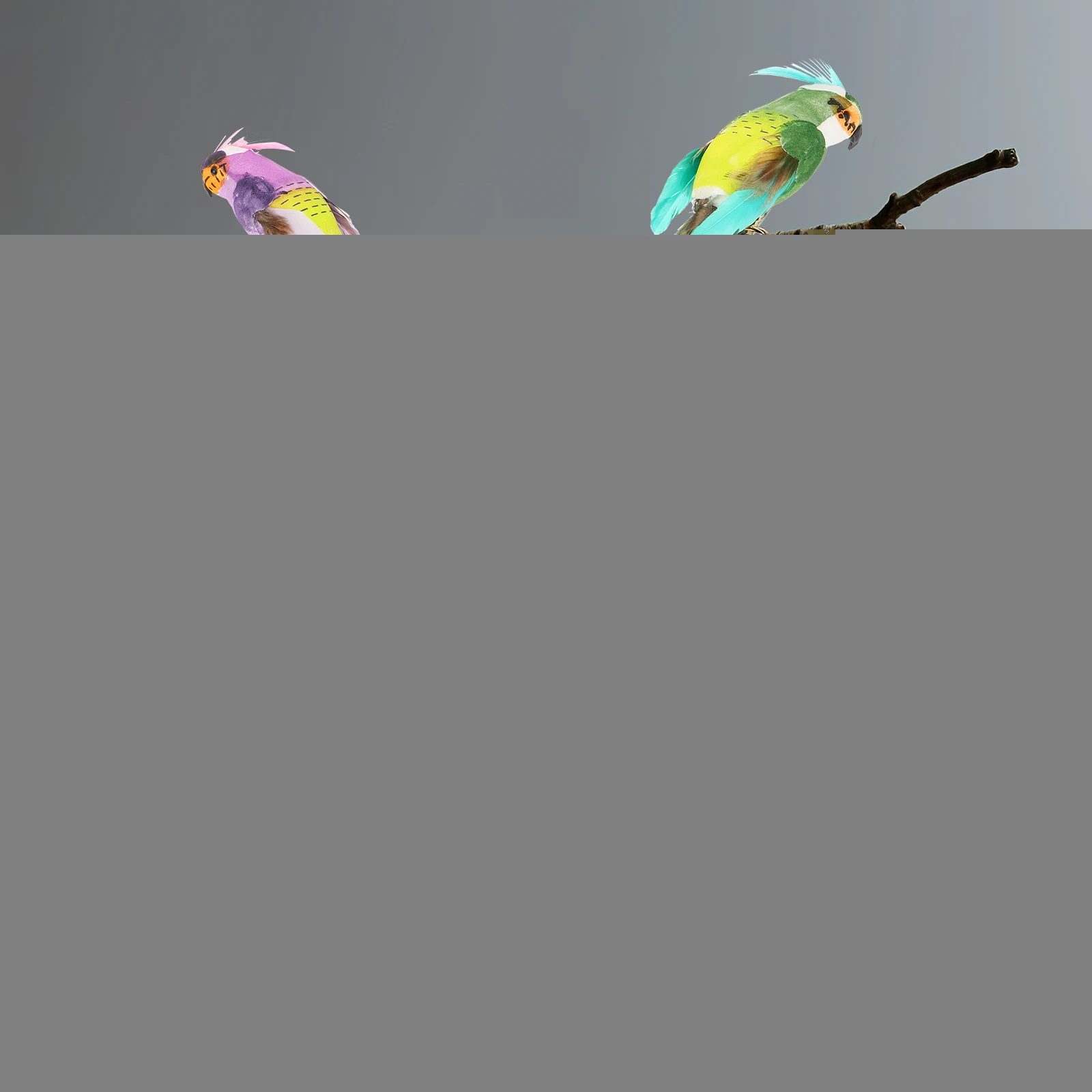 

6 Pcs Foam Birds Decoration with Realistic Look for Home Garden Wedding Party Christmas Ornament Artificial Bird Decorative Fake