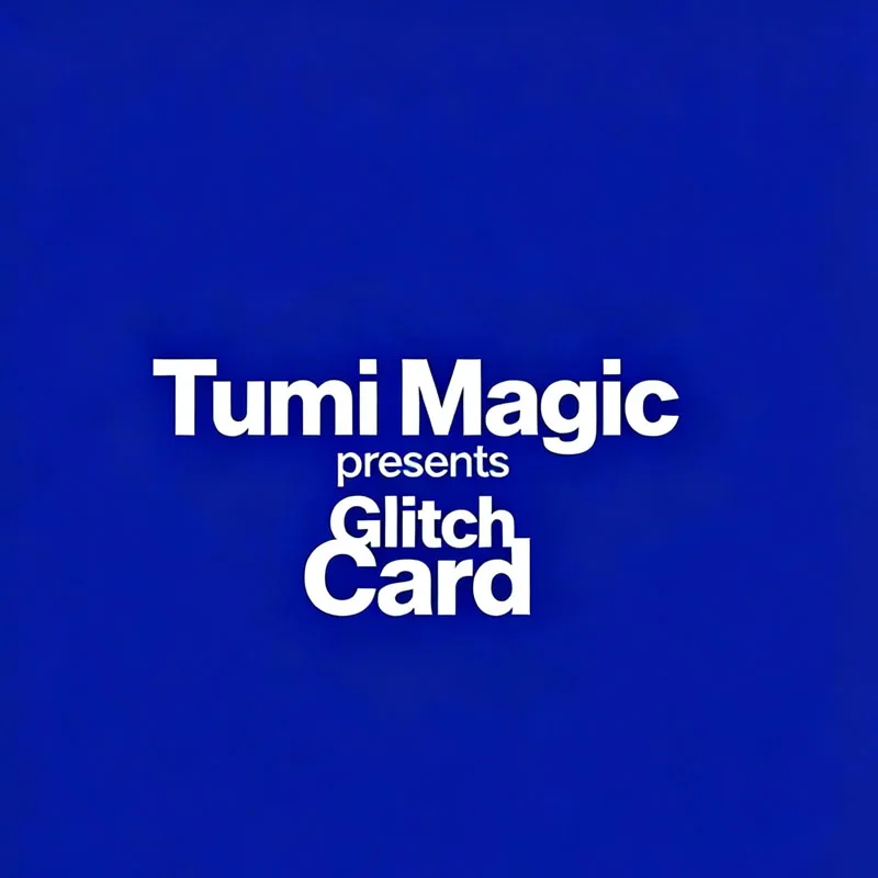 Tumi Magic presents Glitch Card Magic Trick Blue/Red Card Decks Street Magie Props Gimmick Close up Magia Street Illusions