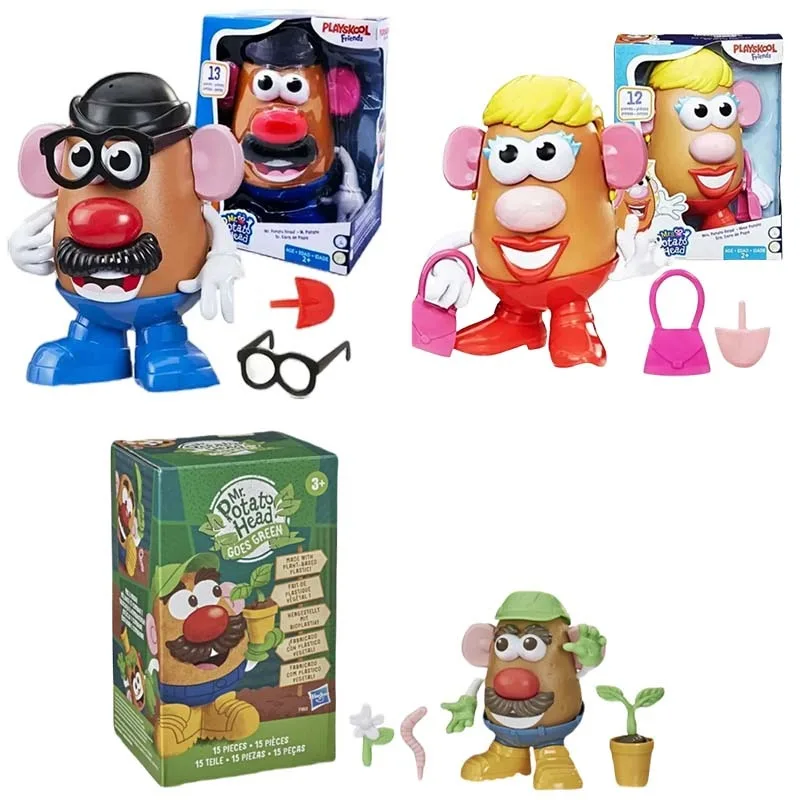 Hasbro Playskool Friends Mr Mrs Potato Head Action Figure with Plants Assembled Toy Story Doll Children Gift Ornaments