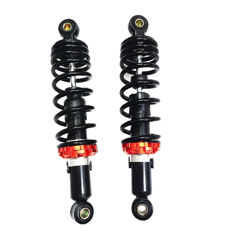 1pair 280mm 7mm Spring Universal Motorcycle Shock Absorber Rear Suspension for Ho nda Ya maha Su zuki Kaw asaki Bikes 50cc 100cc