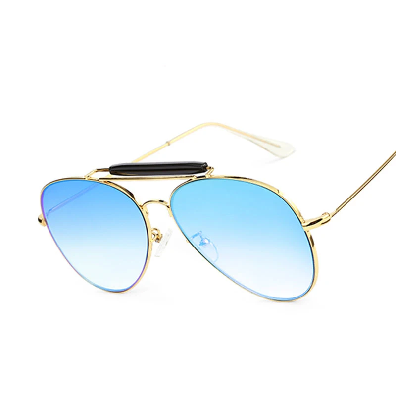 High Quality Sunglasses Women  Brand Designer Flat Lens Men Thom Mirror Sun Glasses Top Pink Fashion Trend Stylish Pilot Eyewear