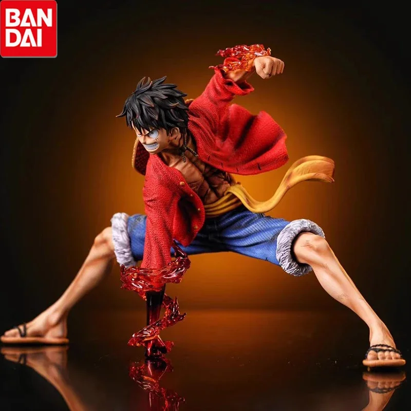 Bandai One Piece Luffy Figures Monkey D. Battle Style Action Figures Anime Collection PVC Model Doll Toys Kid Birthday Gifts