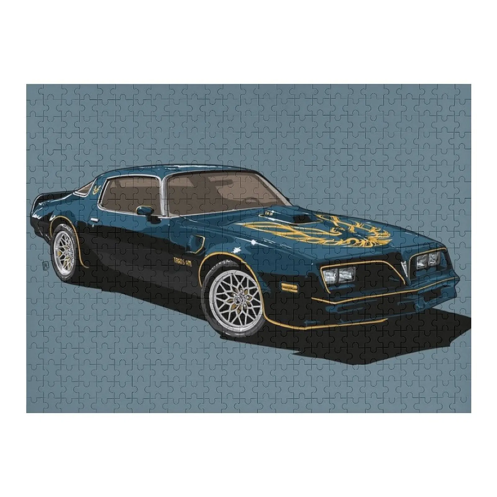 

Пазл Trans Am, деревянные композиции для детей, индивидуальное имя, детская игрушка-головоломка