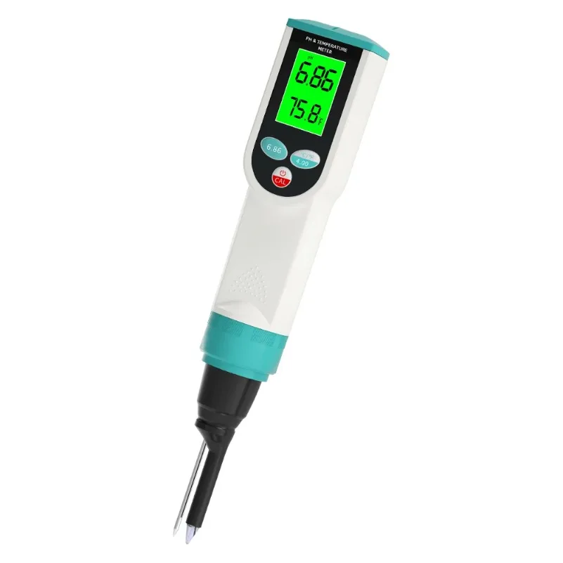 

Цифровой pH-метр для продуктов питания с комплектом KCL, разрешение 0.02, высокоточный датчик, pH-тестер для мяса, теста, колбасы, сыра, косметики, почвы