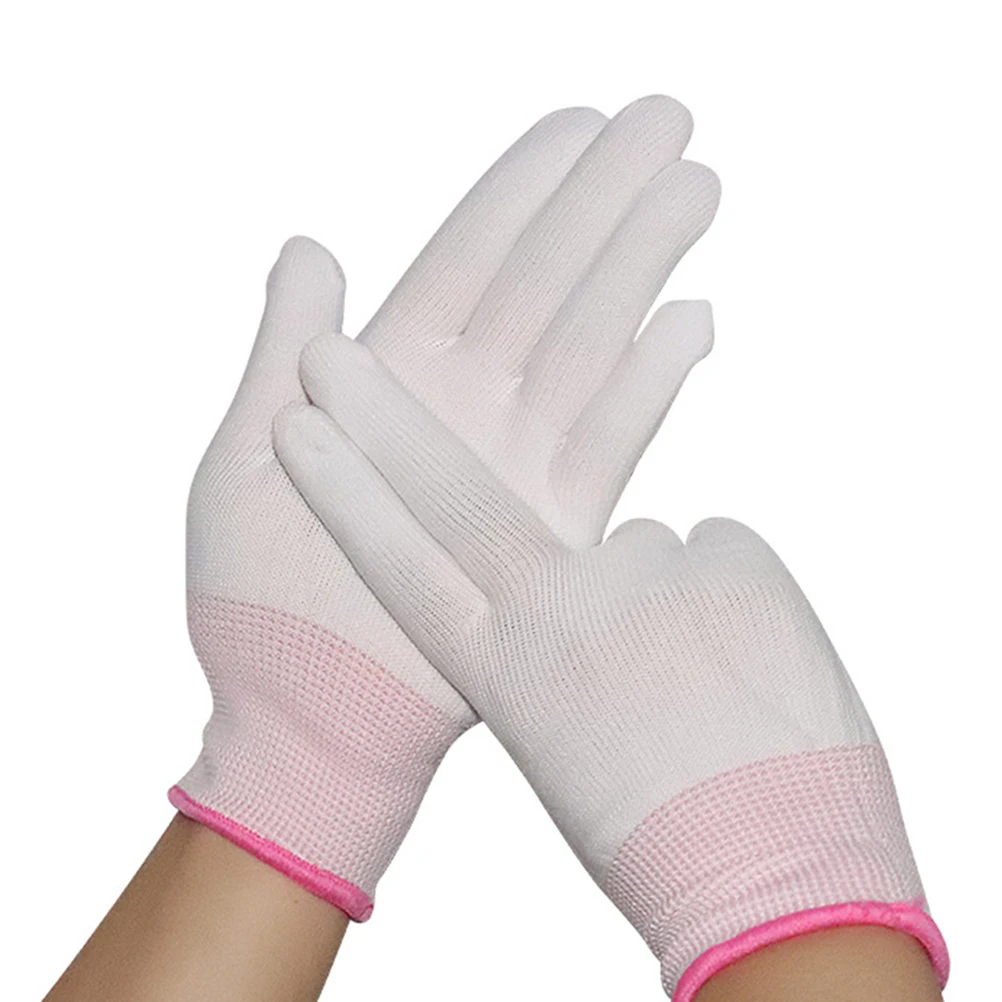 

12 Pairs Anti-static Protective Gloves Electrician Coated High Dexterity Work Protection Safety Versatile Nylon