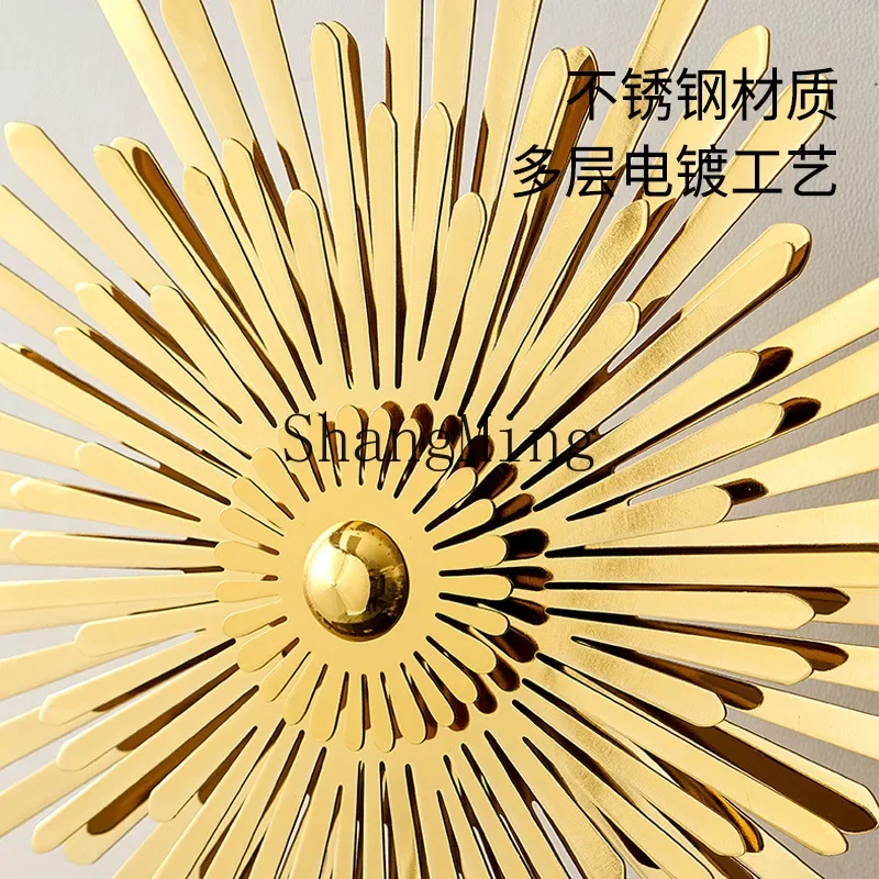 

CL light luxury sunflower ornament high sense creative home living room alloy decoration crafts