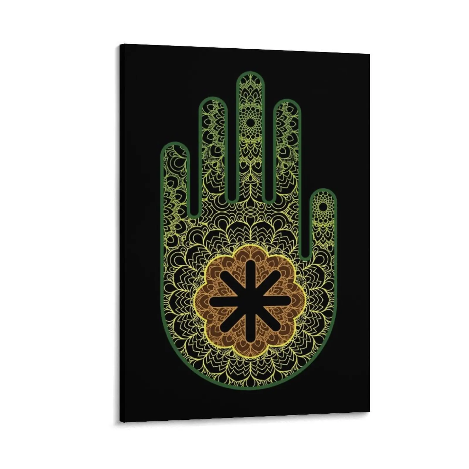 

Karma Hand Symbol Canvas Painting room decorations for girls painting