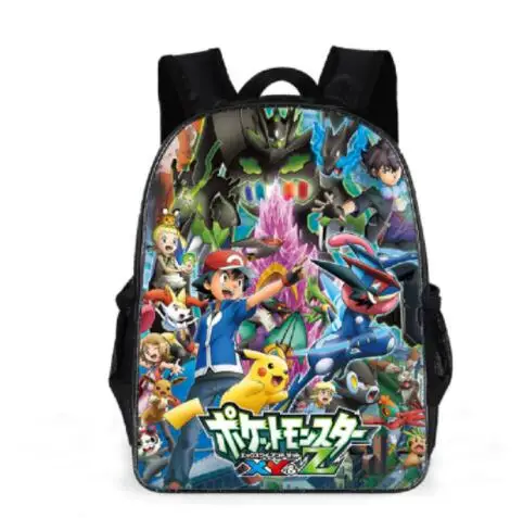 11/13/16 inch Pokemon Pikachu Children Backpacks Girl Boys Backpack Children\'s School Bags Cartoon Kindergarten Rucksack