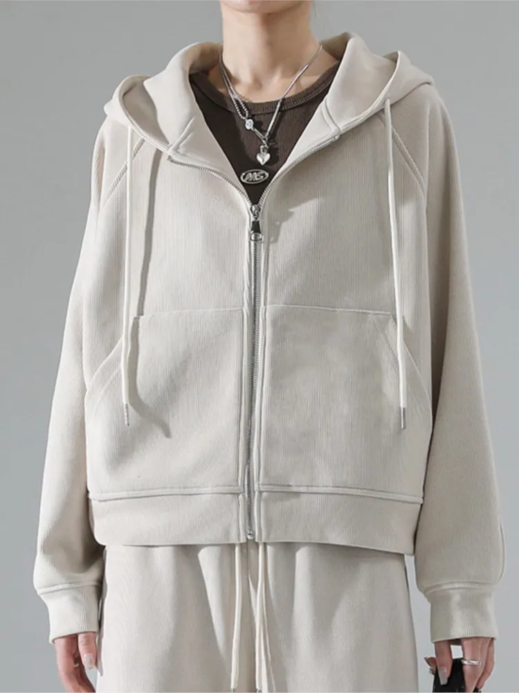 

Casual Sports Suit For Women's Spring, Autumn And Winter Style 2025 New Wide-leg Pants Sweatshirt Jacket Two-piece Set Females