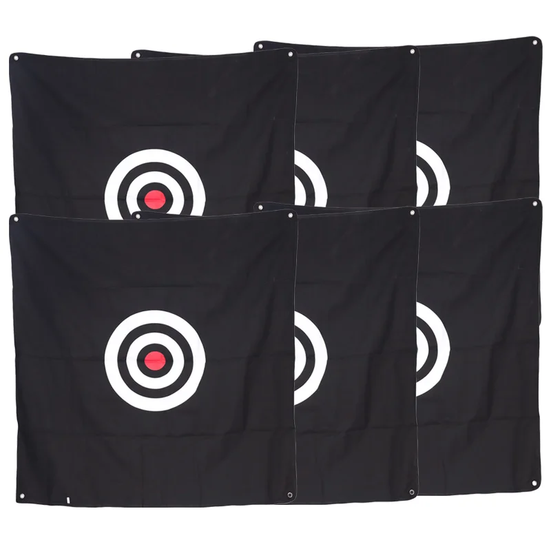 1.5mx1.5m Golf Target Cloth Black Canvas Lightweight Golf Hitting Practice Strike Cloth For Golf Practice Net