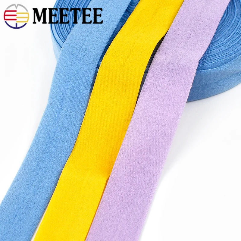 1Roll=100Meters 2cm Flat Soft Elastic Band Underwear Strap Bra Rubber Tape Clothes Folding Bands Rolling DIY Sewing Accessories