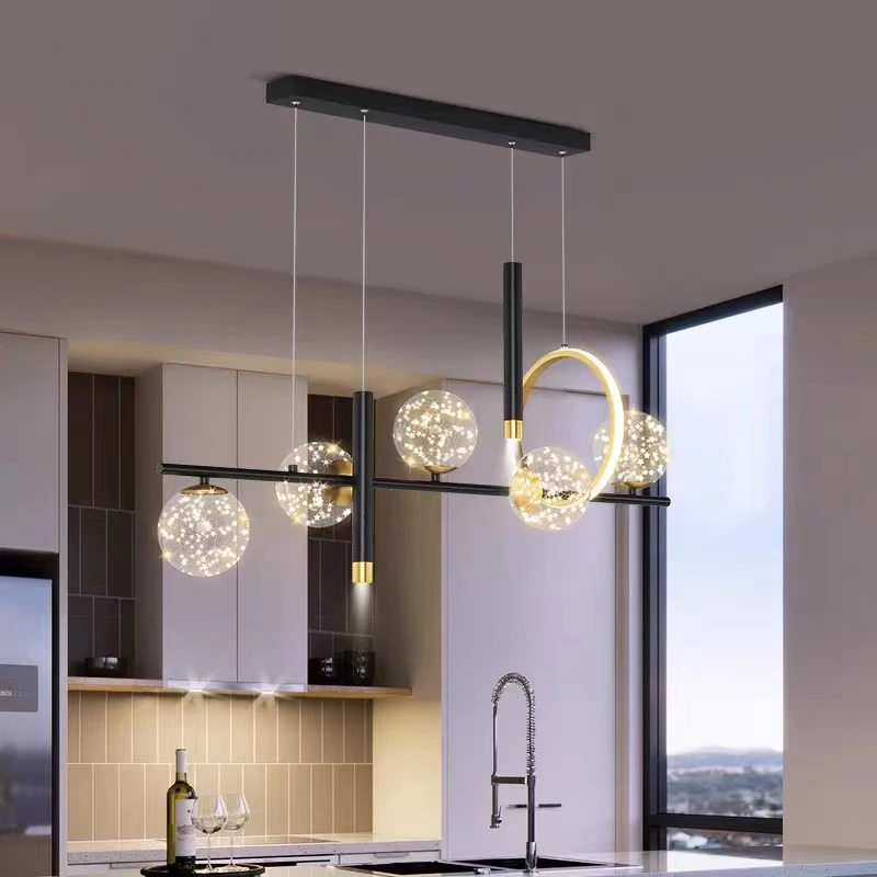 Imagem -02 - Modern Nordic Chandelier For Dining Room Pendant Lights Pendurado Lâmpadas Luz de Teto Indoor Home Decoração Luminárias