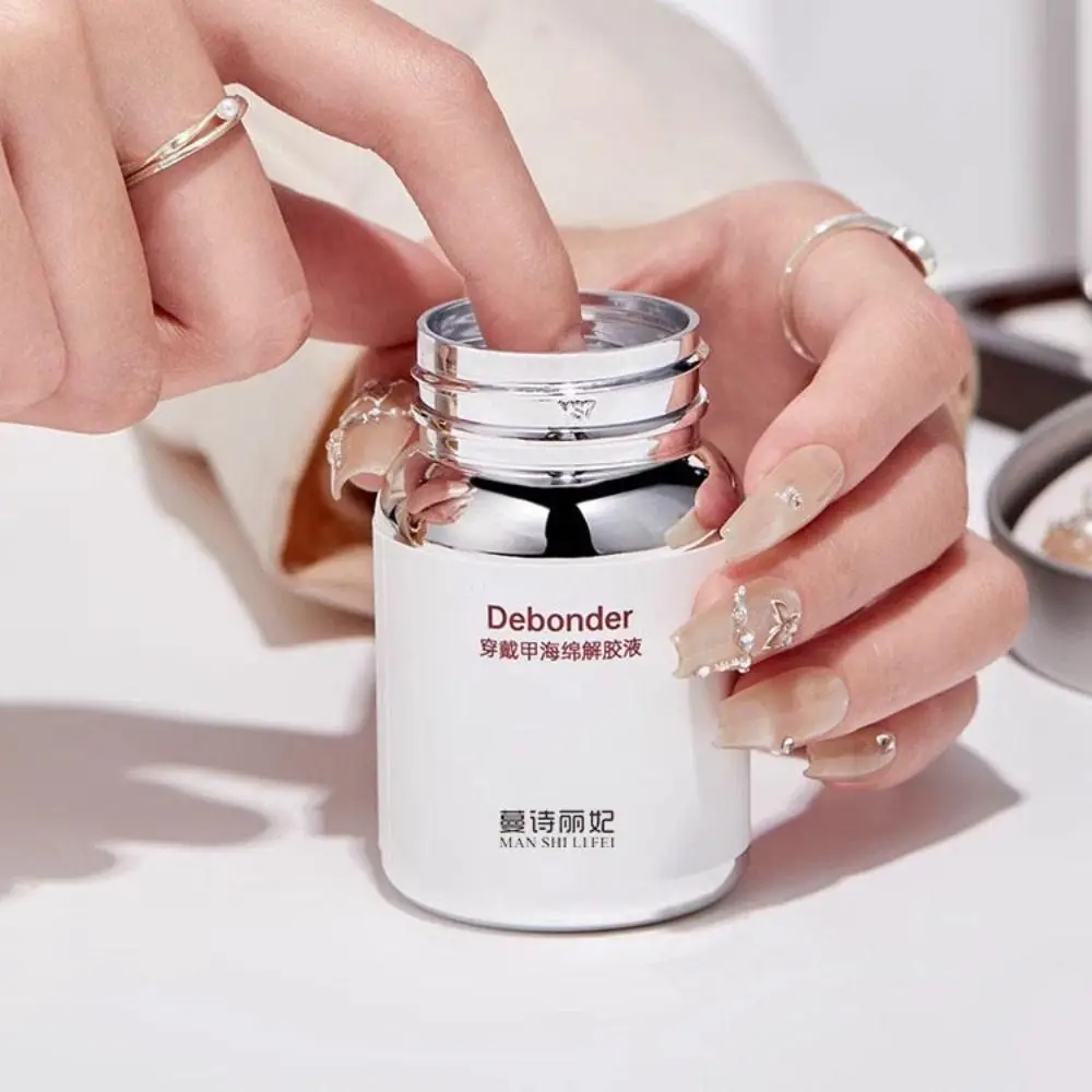 Novo removedor de cola para unhas, 80ml, pressão rápida, solução removedora de armadura, remoção de esponja, ferramentas de suprimentos para unhas, prensa para unhas