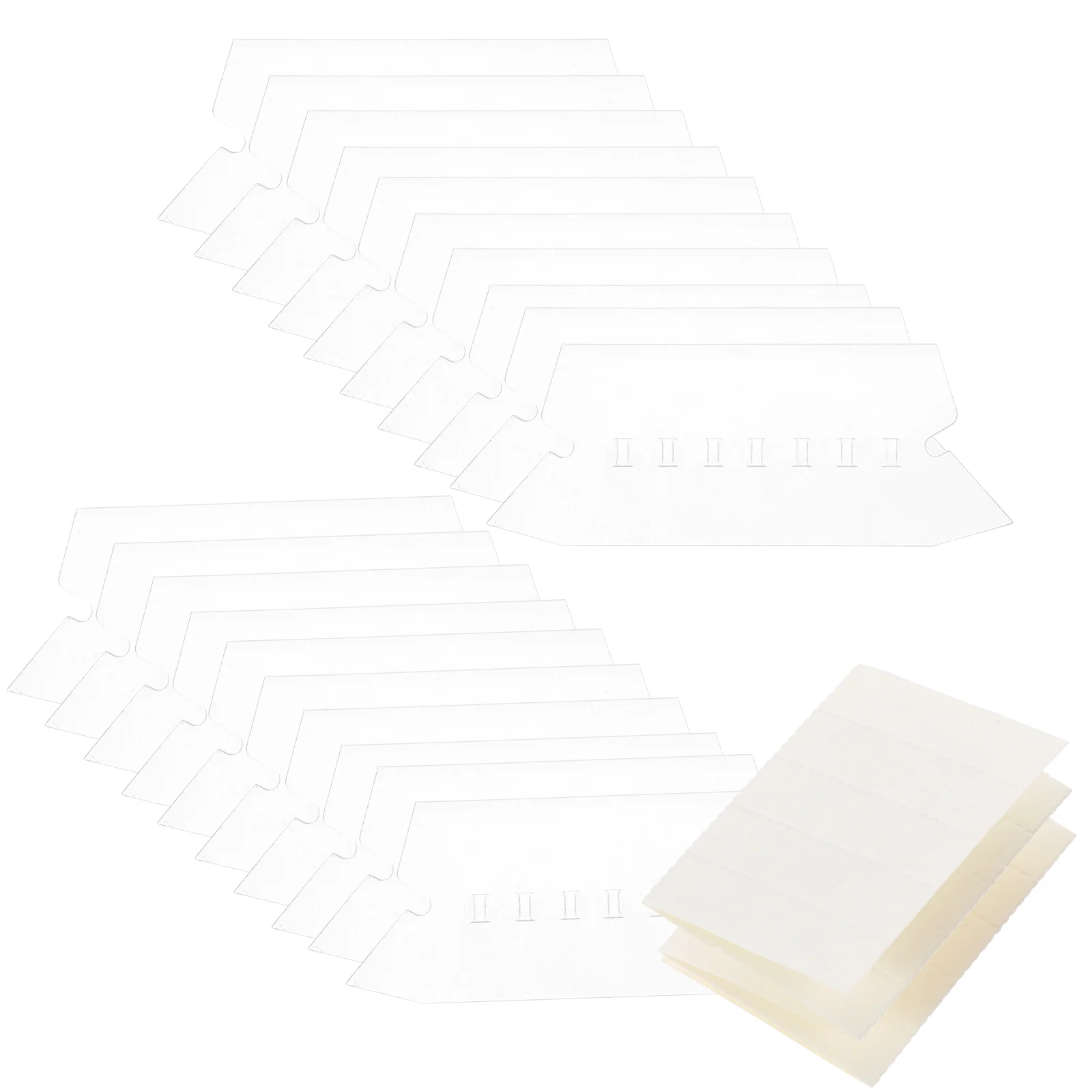 

1 Set Hanging Folder Tabs Inserts Hotel Folder Tabs Plastic Folder Tabs Hotel Accessories file folder tabs and inserts