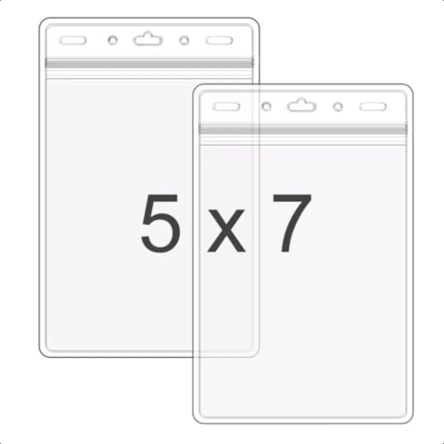

Очень большие держатели идентификационных карточек для паспорта XXXL Подходит для вставок 4,75x6,75, вертикальный держатель идентификационного бейджа, прозрачная пластиковая бирка с именем
