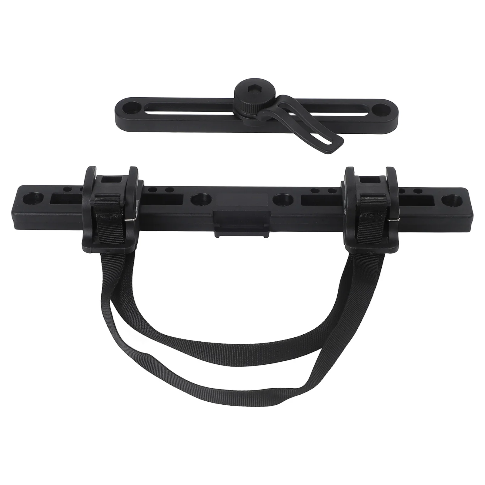 Adjustable Hook Bike Pannier Kit Adjustable Buckle Points Easy Installation GF Reinforced Adjustable Pannier Hook Buckle Black