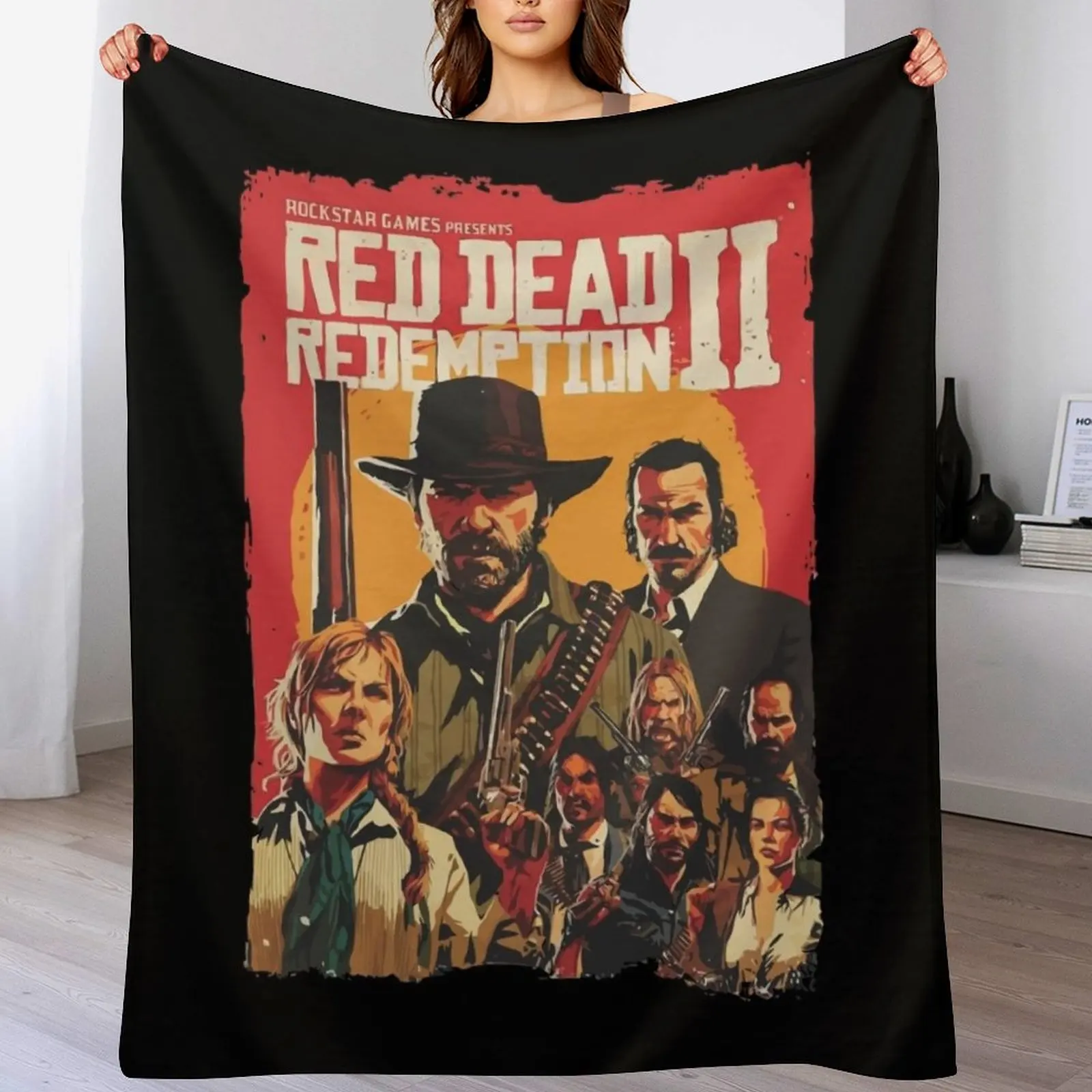 red dead redemption Throw Blanket