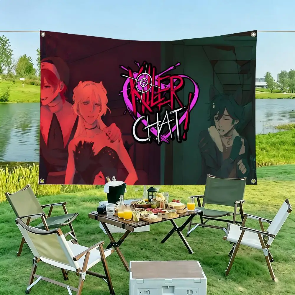 Killer Chat! - E-expanded Edition Flags Flag Suitable For Party Club Outdoor Interior Wall Art Decoration Banner Gift