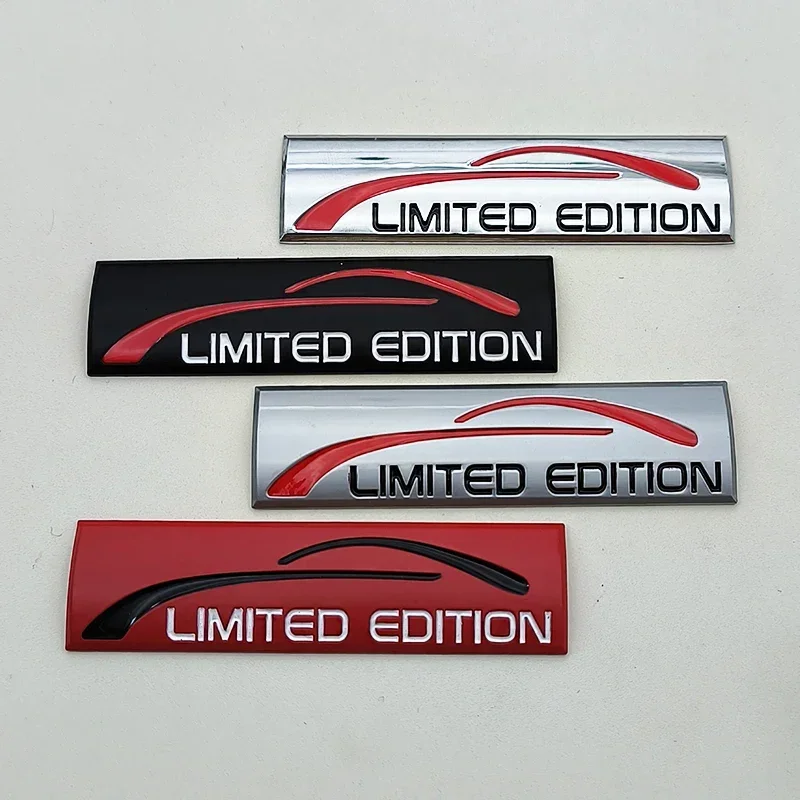 3D Metal Logo Limited Edition Emblem Badge Car Sticker for BMW Audi Honda Toyota Ford Hyundai Kia Jeep Auto Styling Accessories