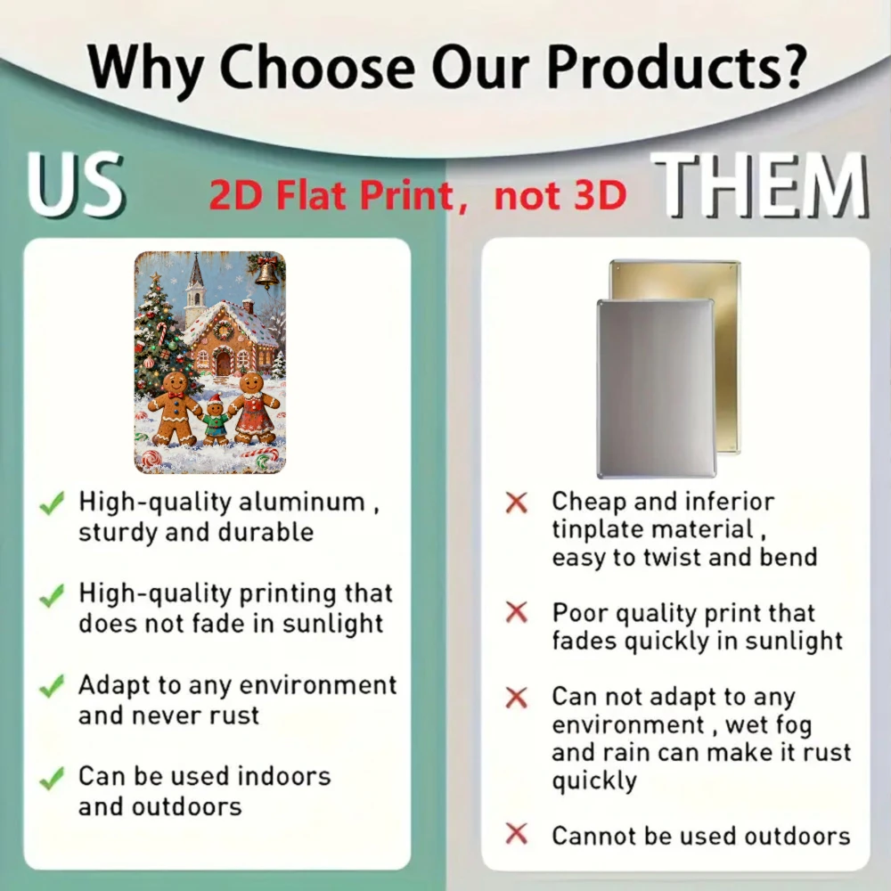 Retro Gothic Metal Sign , 8x12 inches ,Home decoration, Christmas atmosphere, daily gifts, Valentine's Day gift, decoration