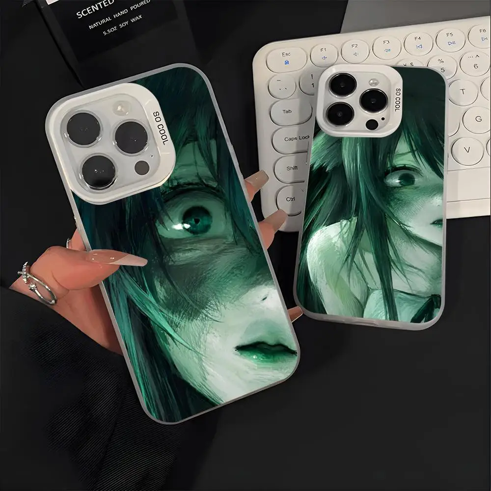 Чехол для телефона Saya No Uta (Song Of S-saya) для iPhone 17, 16, 15, 14, 13, 12 Pro Max, Air, Plus, цветной, серебристый, жесткий корпус