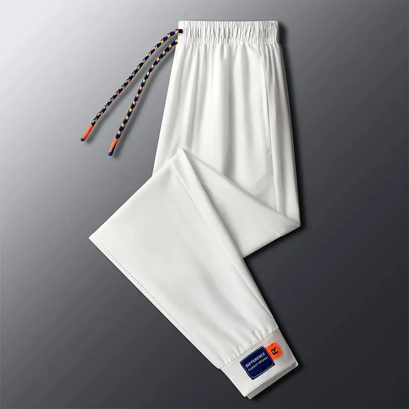 

Мужские летние повседневные брюки из ледяного шелка, прямые брюки Qui Dry, восьминадцать orts, молодежная осенняя коллекция Vitali Sle