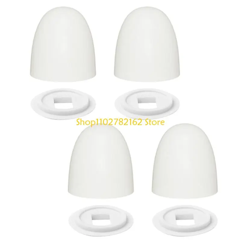 

547B 4 шт. Универсальные светящиеся декоративные колпачки для унитаза Простая установка для сокрытия болтов унитаза в условиях