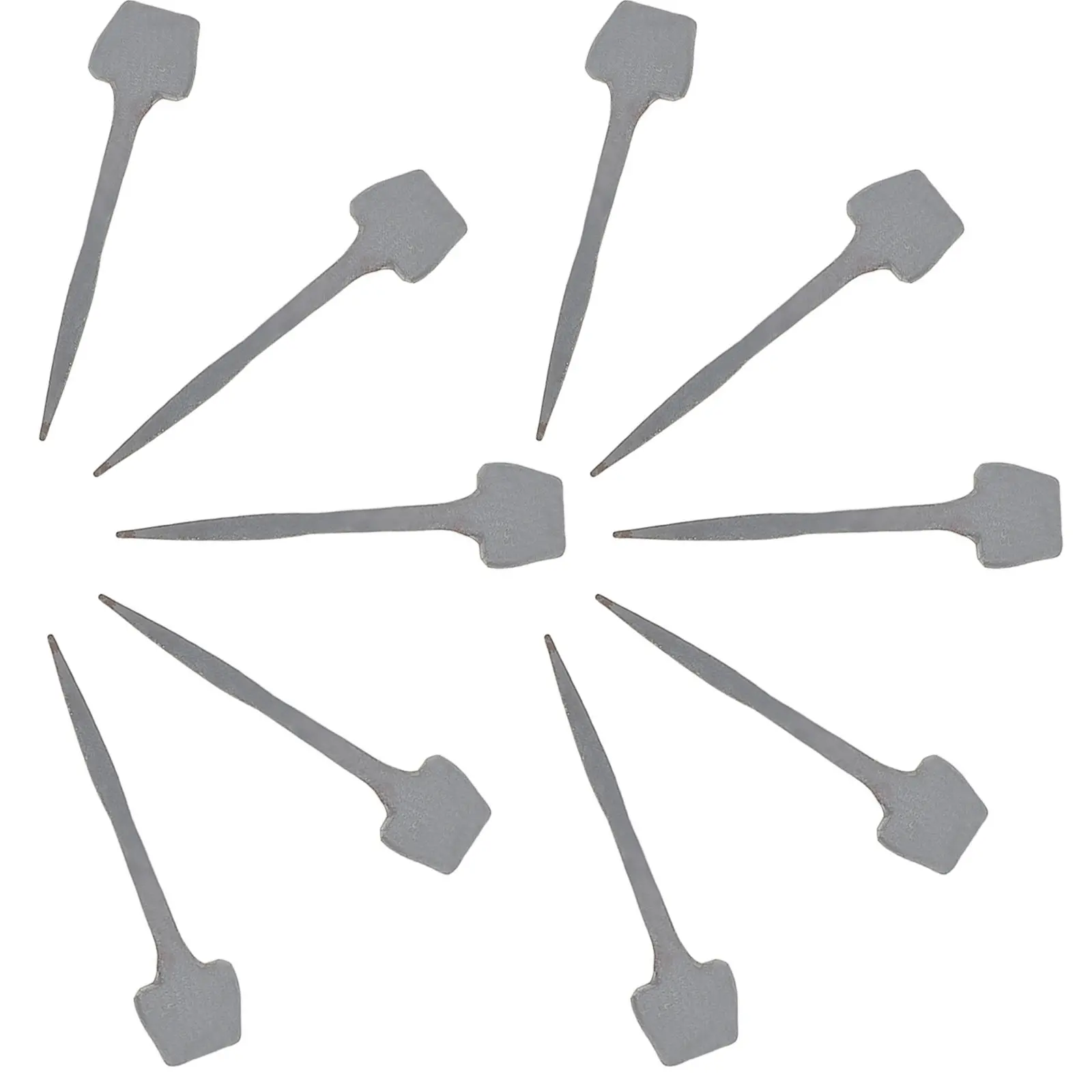 

10 шт. кованых копытных гвоздей для подков, высокопрочные, легкие, удобные для переноски, снижают усталость, инструменты для подковывания лошадей