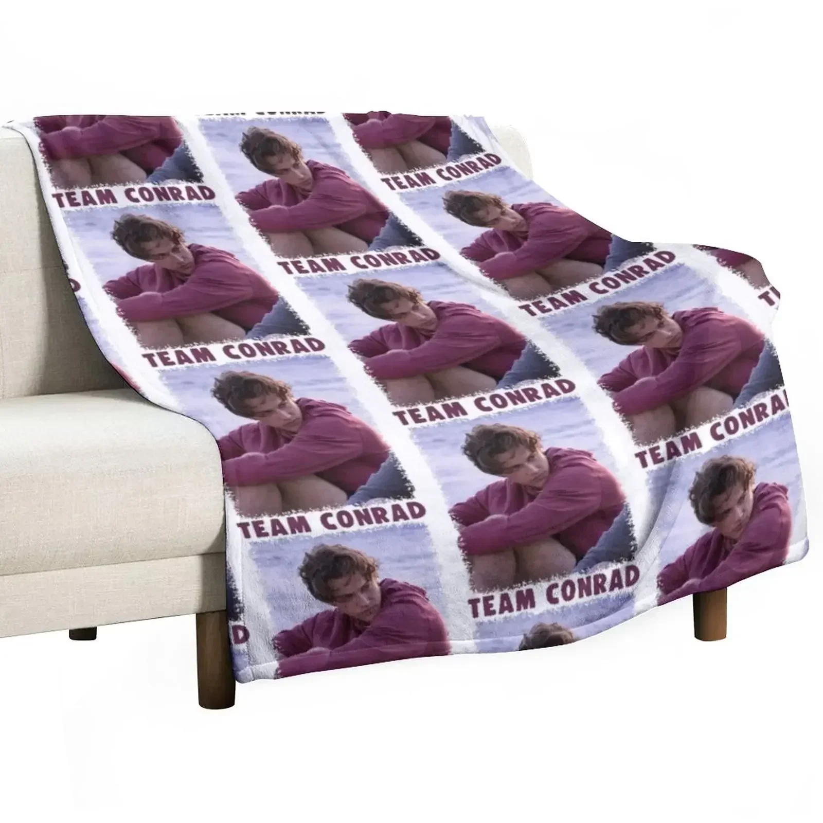 Team Conrad Throw Blanket Polar Sofa Quilt Blankets