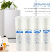 ATWFS Water Purifier 10 Inch 4pcs 1-Micron Sediment Water Filter Cartridge PP Cotton Filter Water Filter System 5