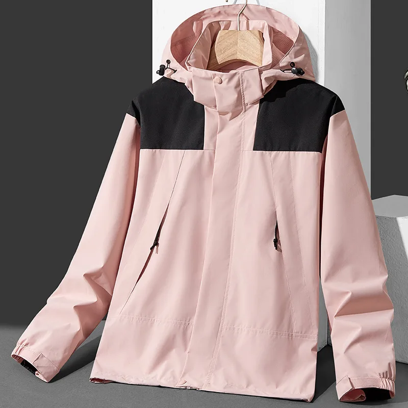 Autumn and Winter Storm Jackets Men's and Women's Windproof and Waterproof Jackets Outdoor Hiking Clothes Sports Coats