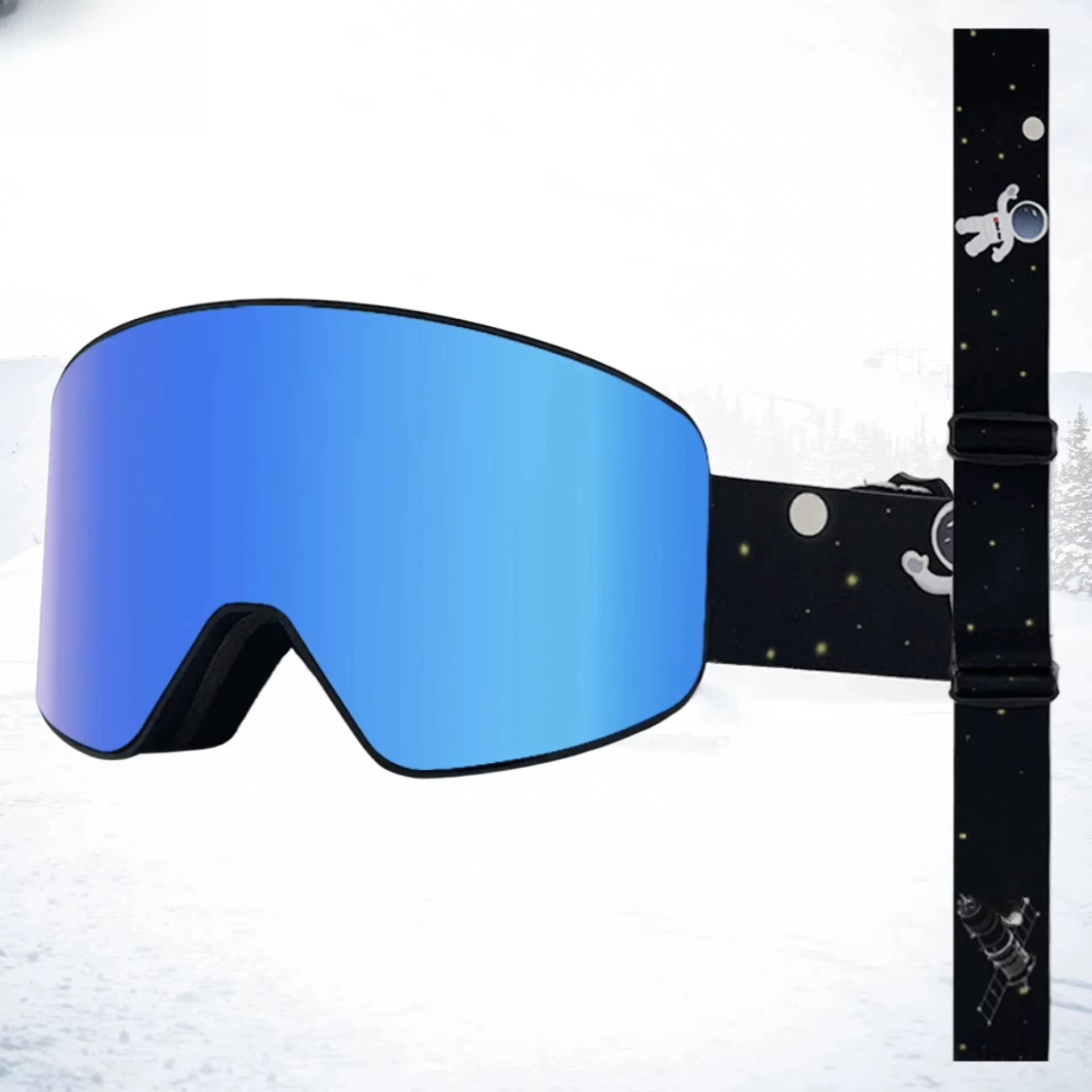 

Прочные горнолыжные очки для мужчин и женщин с защитой от УФ-излучения UV400, улучшенной оптической четкостью и полной защитой.