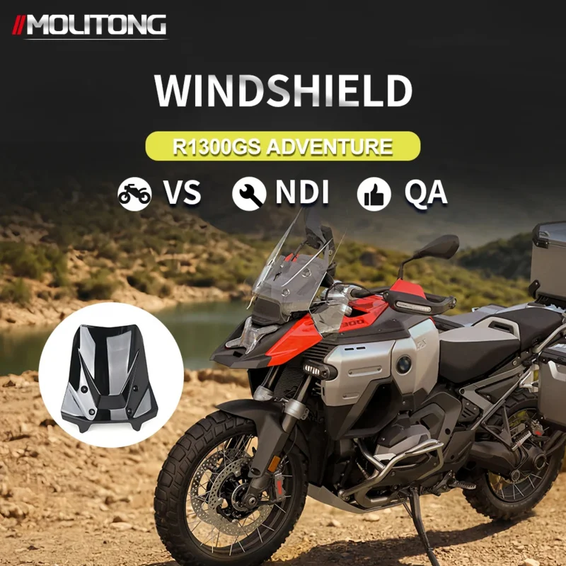 Motorcycle Accessories R1300GS NEW Expanded Windscreen Windshield GS1300 R1300GS Adventure Wind Deflector Screen Fairing
