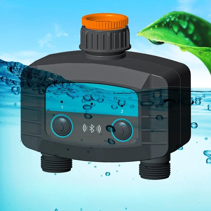 Controller di irrigazione Bluetooth wireless 2025 Timer a doppia uscita per prato e giardino