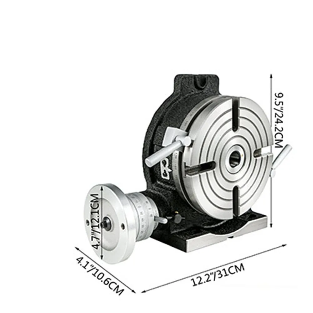 HV8 diameter 200mm vertical and horizontal dual purpose milling machine horizontal vertical rotary table high precision